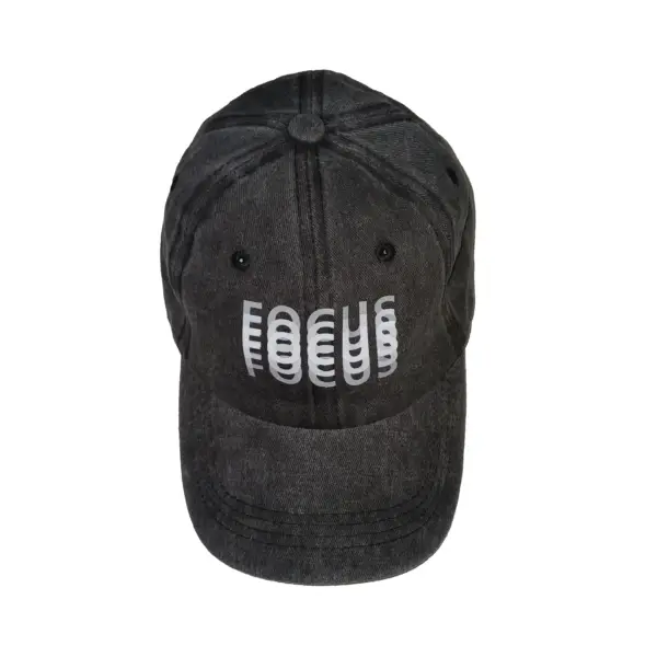 Focus Baseball Cap - Black