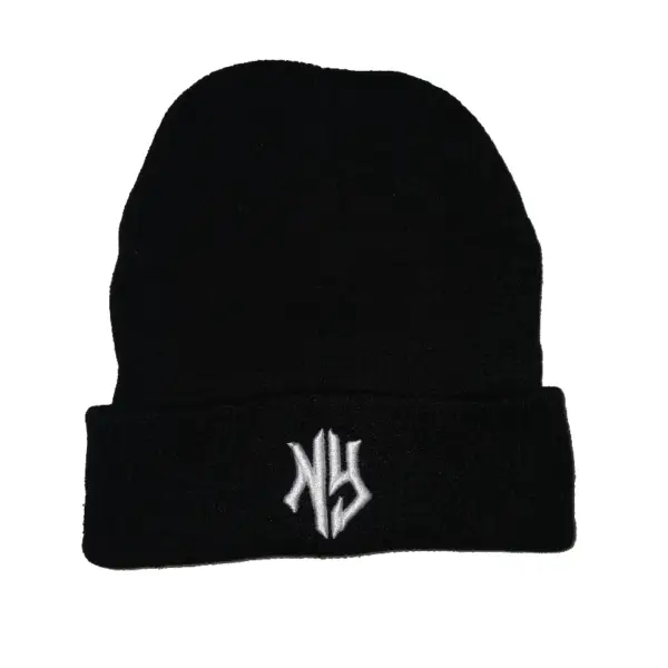 NY Beanie Hat - Black